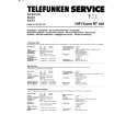 TELEFUNKEN RT100 Service Manual cover photo