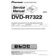 PIONEER DVD-R7322/ZUCKFP Service Manual cover photo