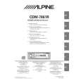 ALPINE CDM7861R Owner's Manual cover photo