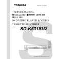 TOSHIBA SDK531SU2 Service Manual cover photo