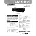 SONY STR-AV320 Service Manual cover photo