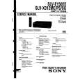 SONY SLVX312ME/PS/SG Service Manual cover photo