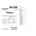 SONY HAR-LH500 Service Manual cover photo