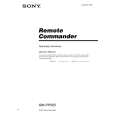 SONY RMPP505 Owner's Manual cover photo