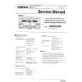 CLARION ADZ628R Service Manual cover photo