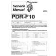 PIONEER PDR-F10/ZVYXJ Service Manual cover photo