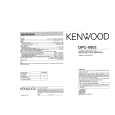 KENWOOD DPC-X802 Owner's Manual cover photo