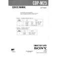 SONY CDPM25 Service Manual cover photo
