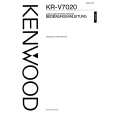 KENWOOD KRV7020 Owner's Manual cover photo