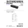 SONY SSRS210 Service Manual cover photo