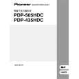 PIONEER PDP-435HDC/WA Owner's Manual cover photo