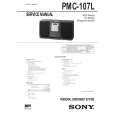 SONY PMC107L Service Manual cover photo