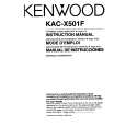 KENWOOD KACX501F Owner's Manual cover photo