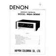 DENON POA-3000 Service Manual cover photo