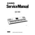 CASIO GZ500 Service Manual cover photo