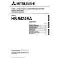 MITSUBISHI HS-5424EA Owner's Manual cover photo