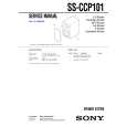 SONY SSCCP101 Service Manual cover photo