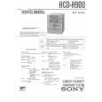 SONY MHC900 Service Manual cover photo