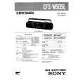 SONY CFSW505L Service Manual cover photo