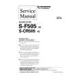 PIONEER SF505 XE Service Manual cover photo