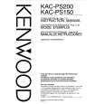 KENWOOD KACPS150 Owner's Manual cover photo