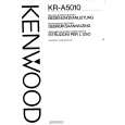 KENWOOD KRA5010 Owner's Manual cover photo