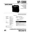 SONY NP12000 Service Manual cover photo