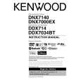 KENWOOD DDX7034BT Owner's Manual cover photo