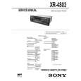 SONY XR4803 Service Manual cover photo