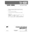 SONY TAH301 Service Manual cover photo