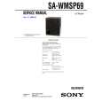 SONY SAWMSP69 Service Manual cover photo