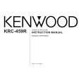 KENWOOD KRC-459R Owner's Manual cover photo