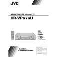 JVC HR-VP676U Owner's Manual cover photo