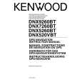 KENWOOD DNX5260BT Owner's Manual cover photo