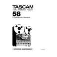 TEAC TASCAM58 Owner's Manual cover photo