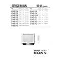 SONY KVM2170A/B/E/K/L/U Service Manual cover photo