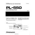 PIONEER PL-550 Owner's Manual cover photo