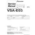 PIONEER VSA-E03/HVXJI Service Manual cover photo