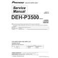 PIONEER DEH-P3500-2 Service Manual cover photo