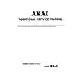 AKAI HX3 Service Manual cover photo