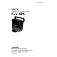 SONY BVV5PS VOLUME 2 Service Manual cover photo
