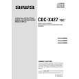 AIWA CDC-X427 Owner's Manual cover photo