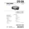 SONY CFDS36 Service Manual cover photo