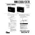 SONY WMEX70 Service Manual cover photo