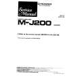PIONEER M-J200 Service Manual cover photo