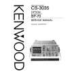 KENWOOD CS-3035 Service Manual cover photo