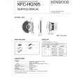 KENWOOD KFCHQ105 Service Manual cover photo