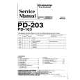 PIONEER PD-103 Service Manual cover photo