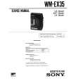 SONY WM-EX35 Service Manual cover photo