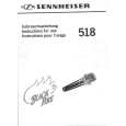 SENNHEISER BF 518 Owner's Manual cover photo